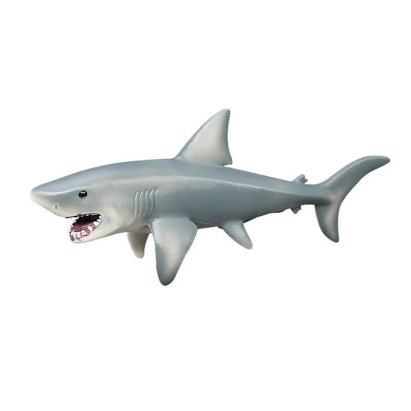 Simulazione cognitiva Modelli di animali marini Squalo a testa di martello Squalo blu Squalo balena Action Figures Accessori per ornamenti in miniatura