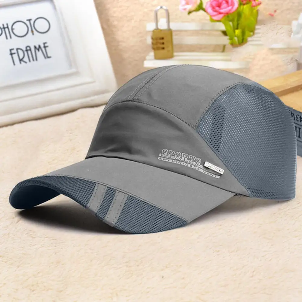 Great  Men Cap Soft Breathable Men Baseball Hat Young Style Mesh Summer Hat for Outdoor