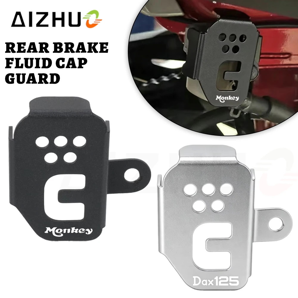 For Honda DAX125 DAX ST125 ST 125 Monkey 125 Rear Brake Fluid Reservoir Cover Guard 2018 2019 2020 2021 2022 2023 2024 2025 2026