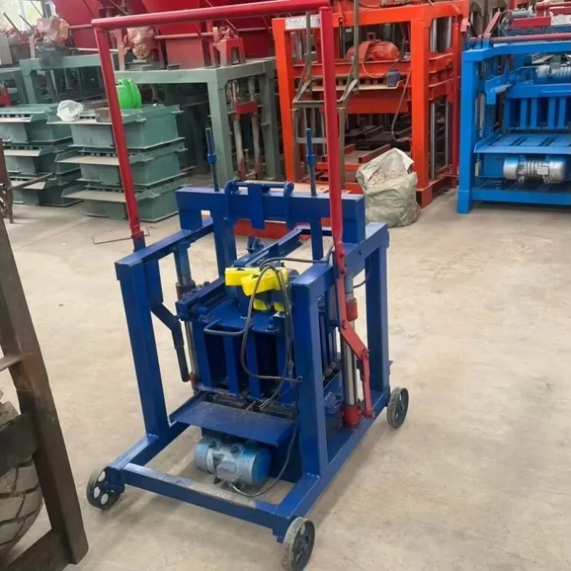 4-40 Manual Concrete Block Brick Machine Cold Chamber Die Casting for Making Manual Hollow Interlocking Bricks