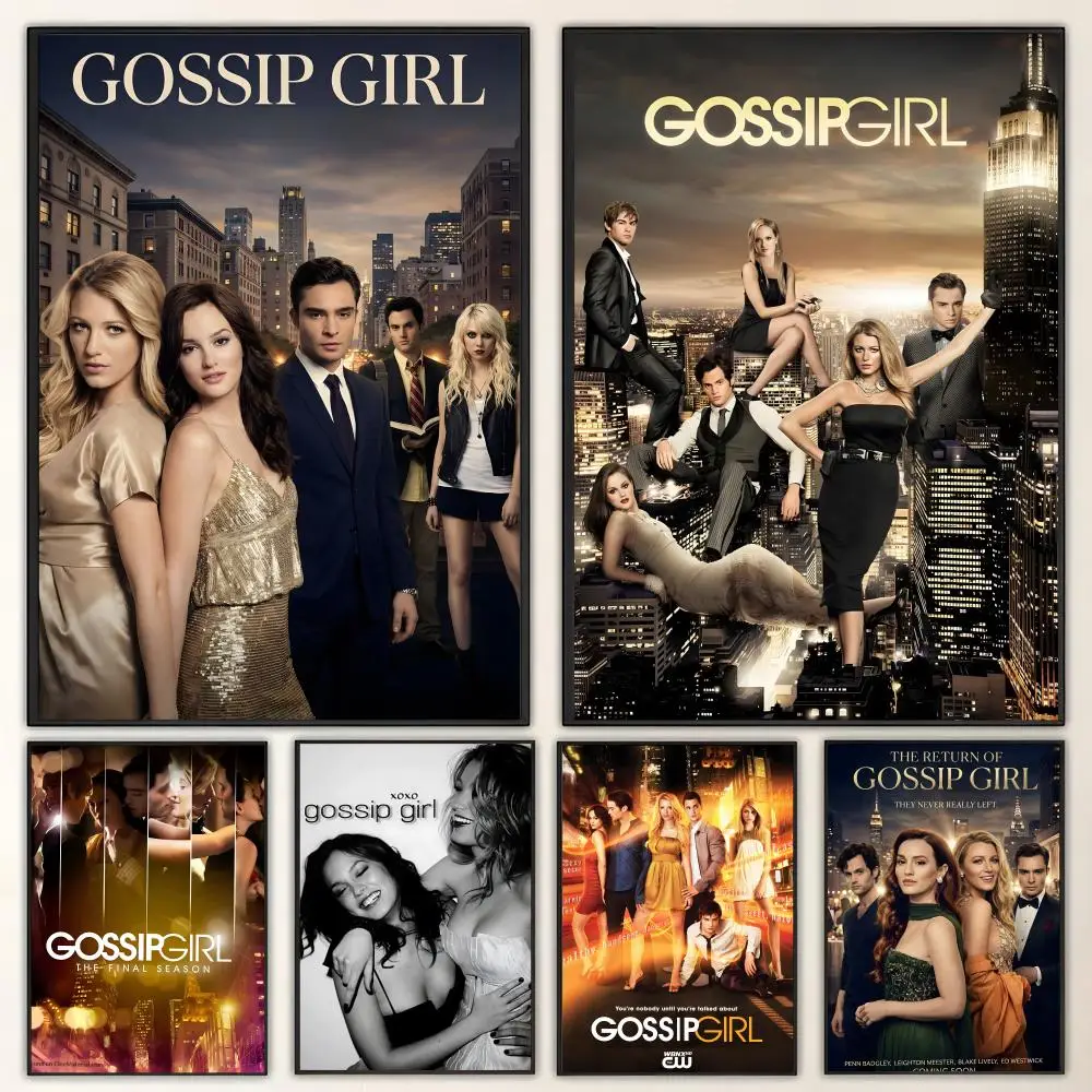 Poster HD art, waterproof, sticky wall, home decoration (living room, bedroom, bar), aesthetic G-Gossip G-Girl TV show