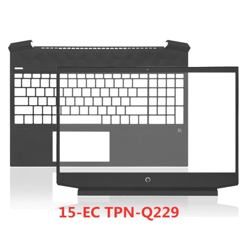 حافظة ظهر للكمبيوتر المحمول HP 6 ، 15-EC ، TPN-Q229 ، LCD ، الحافة الأمامية ، Palmrest ، الجزء السفلي ، المفصلي ، جديد