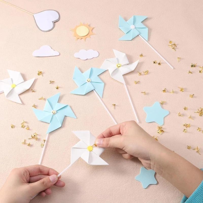 Crafting Essential Pack of 100 Star Pattern Clips Metal Clips for School Office