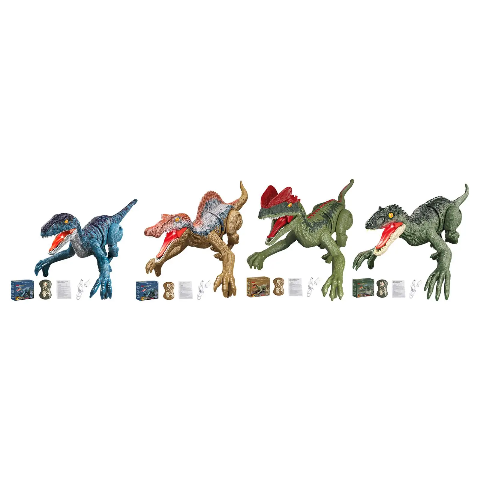 Remote Control Dinosaur Toys with Sound and Light Interactive Toy Children Dinosaur Toys for Children Toddlers Boys Girls Kids