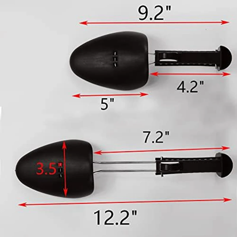 Zestaw do noszy do butów Zestaw do ekspandera do butów Regulowane nosze do butów Rozszerzacz, 12 szt.