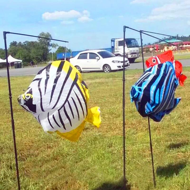 Plug ground fish kite outdoor power kite flying toy kites inflatable kites for adults flying eagle kite Home air conditioner fun