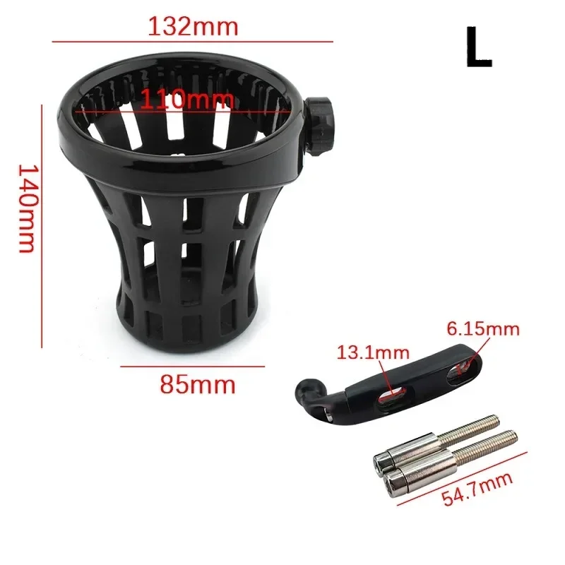 Suitable for Harley Honda Motorcycle Handlebars Universal Cup Holder Kettle and Beverage Holder Motorcycle Accessories