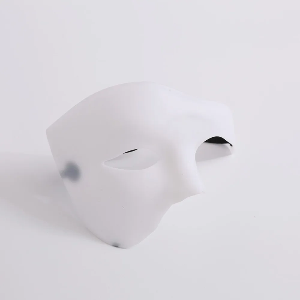 【セール中】高品質プラスチック仮面舞踏会コスプレマスク軽量耐久性のあるファントムハーフフェイスマスク肥厚カーニバル衣装小道具