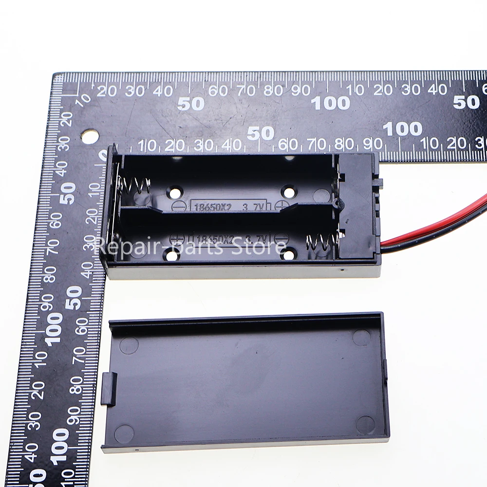 حامل بطارية AA/صندوق في السلسلة مع مفتاح غطاء وموصلات توصيل PH2.0/XH2.54/SM/DuPont ذكر/أنثى/DC5521