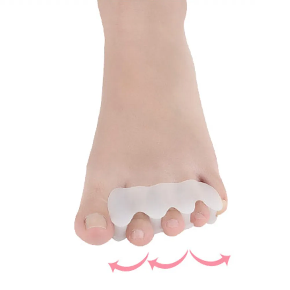 

1Pair Toe Spacers Bunion Seperator Sebs Material Pain Relief Corrector for Hallux Valgus Toe Alignment