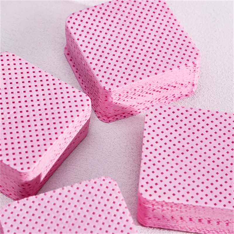 20/50/100/300/1000pcs Lint-ฟรีผ้าเช็ดทําความสะอาดเล็บเจลทําความสะอาดเนื้อเยื่อเล็บ Remover Pads สําหรับเล็บความงามทําความสะอาดเครื่องมือ