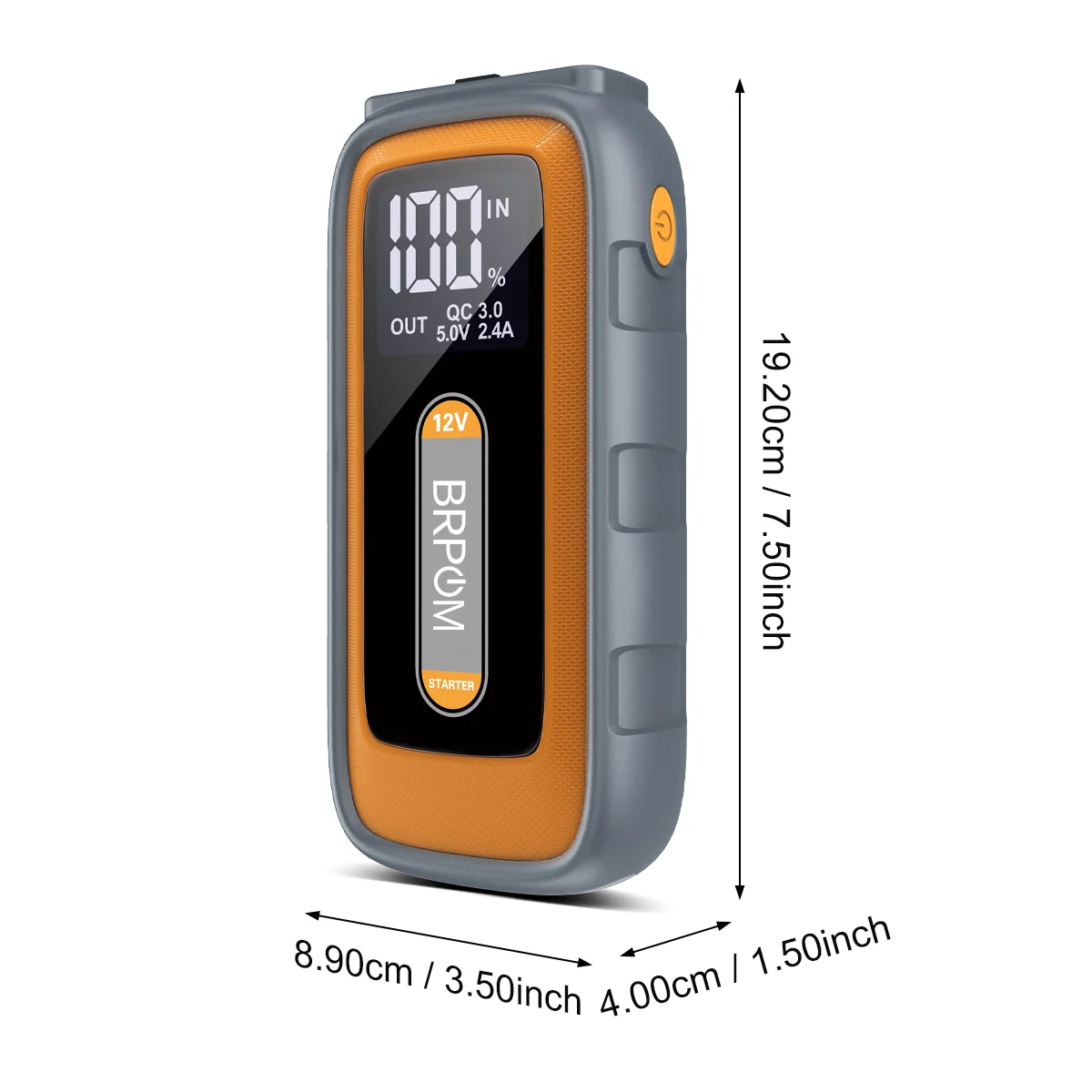 BRPOM Auto-Notstartgerät 4000A Autobatterie-Powerbank Autobatterie-Booster-Ladegerät Externe Batterie – Detail 19
