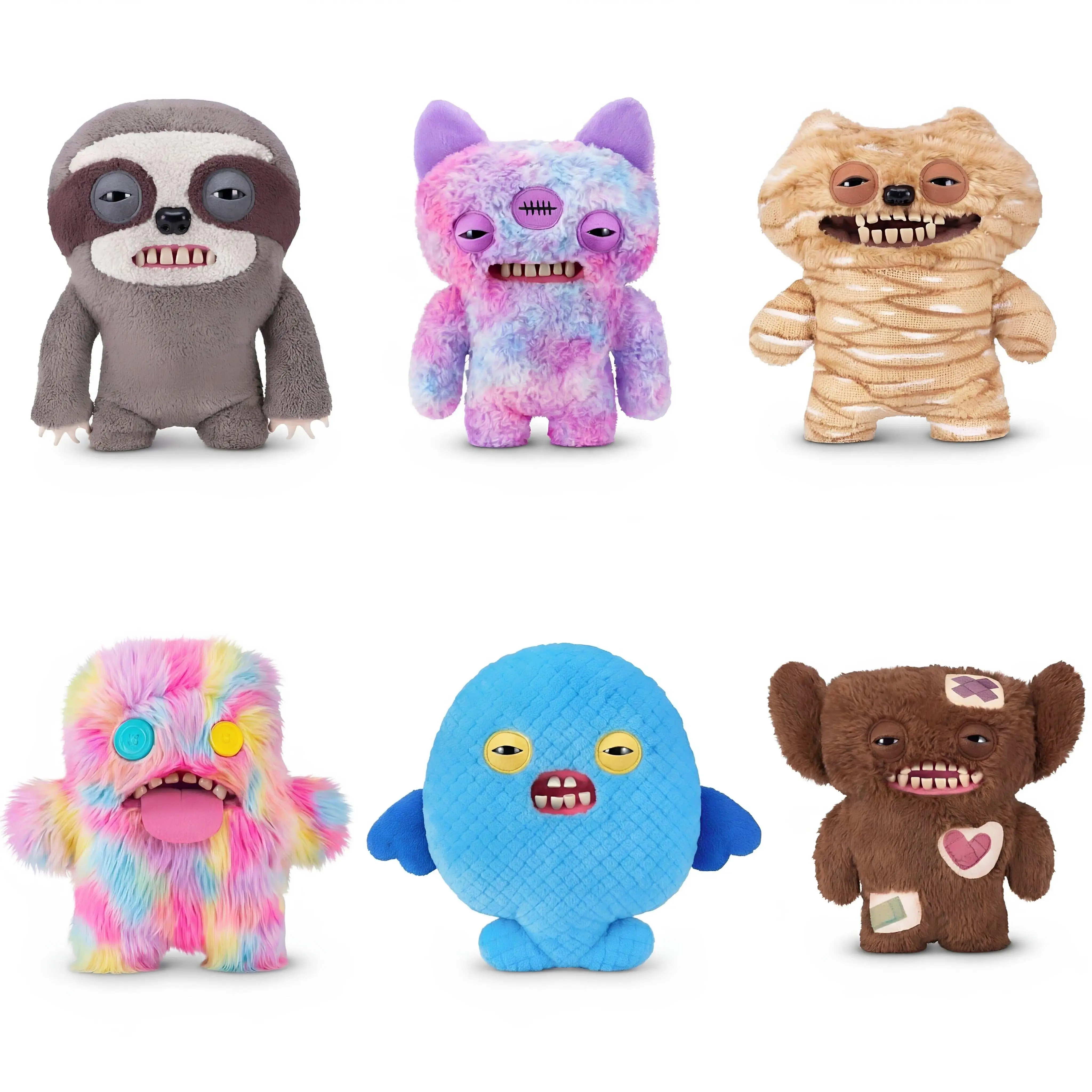 

Presale Fuggler Official Authentic 2nd Generation Big Fugg Giant Sloth Plush Toy Ugly Cute Funny Teeth Monster Collectible Gifts