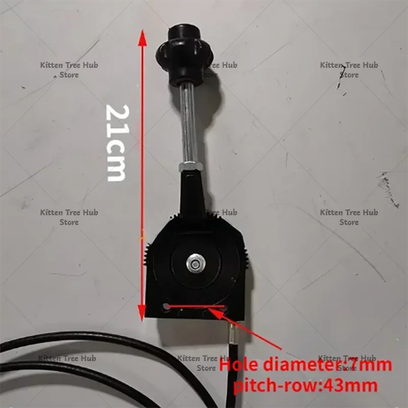 Hand Throttle Controller, Self-locking Throttle Cable Assembly for Ship and Manure Spreader