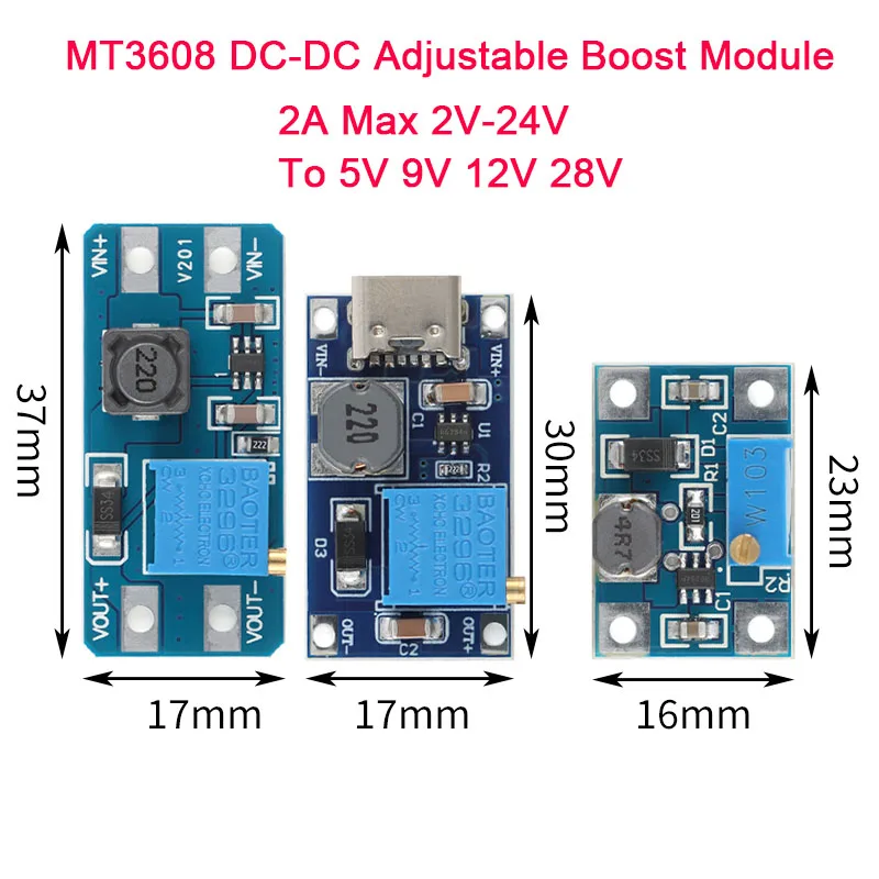 5Pcs/1Pc MT3608 DC-…