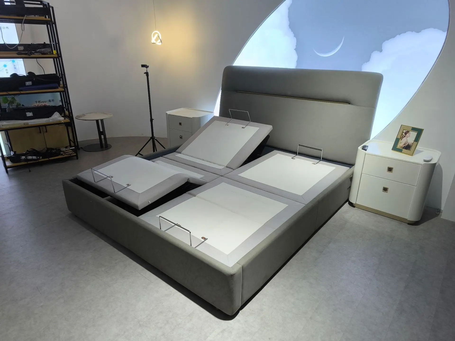Double split smart bed