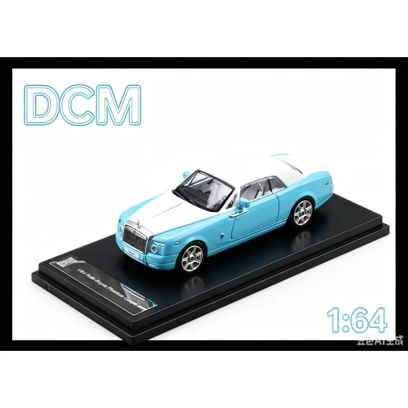 DCM factory 1:64 Rolls Royce Phantom COUPE die-casting alloy simulation car model, male gift desktop ornament, birthday gift.