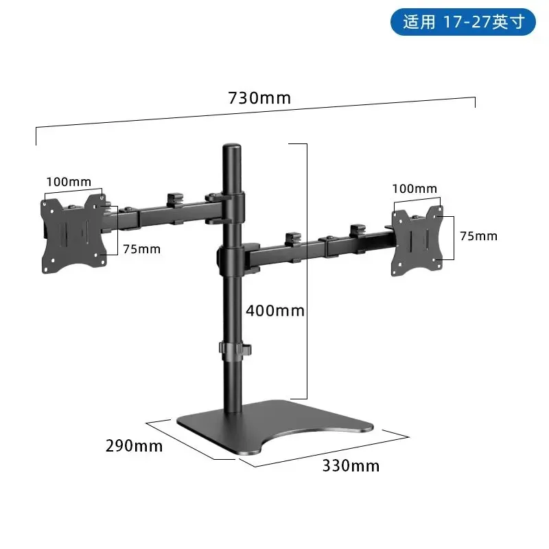 قابل للتعديل المزدوج حامل جبل مكتب شاشة مزدوجة رصد الذراع مريح شاشة الكمبيوتر الناهض رصد حامل الكمبيوتر Monitoket نمط جديد