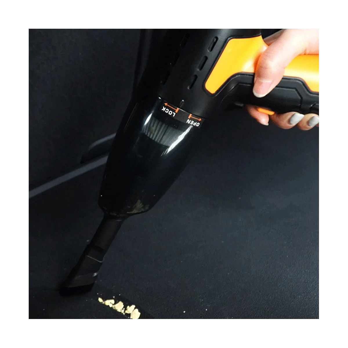 Sem fio Handheld Car Aspirador, Super Sucção, 4 em 1 Aspirador, Iluminação LED, Auto Casa, Pet Cabelo Limpo, 9000PA