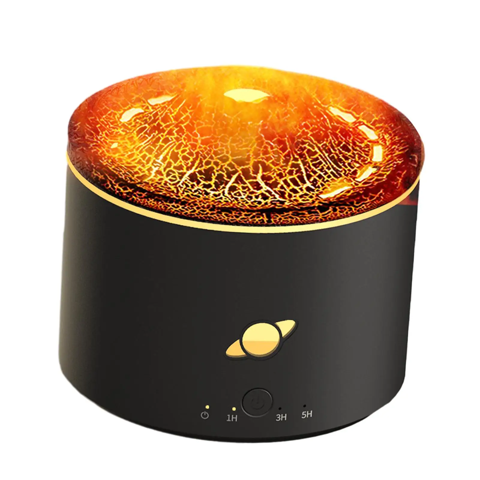 Flame Diffuser Humidifier Colorful Night Light Diffuser Volcano Humidifier Oil Diffuser for Home Office Mom