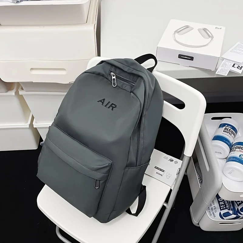 fashionable brand backpack simple large capacity men\'s travel backpack casual japanese style female junior high school student high school college