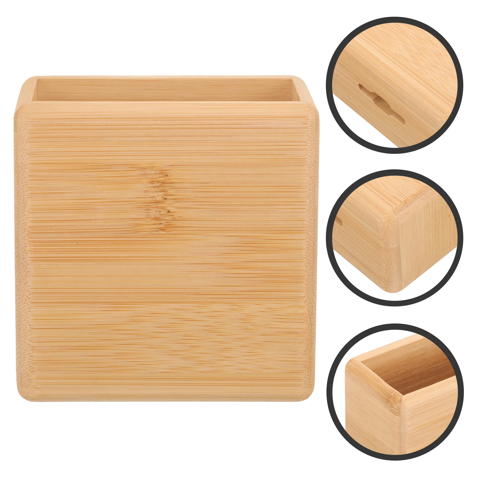 Remote Control Wall Storage Box Rack Bracket Holder Air Conditioner Controller Wooden Bamboo Self Adhesive Case for Home