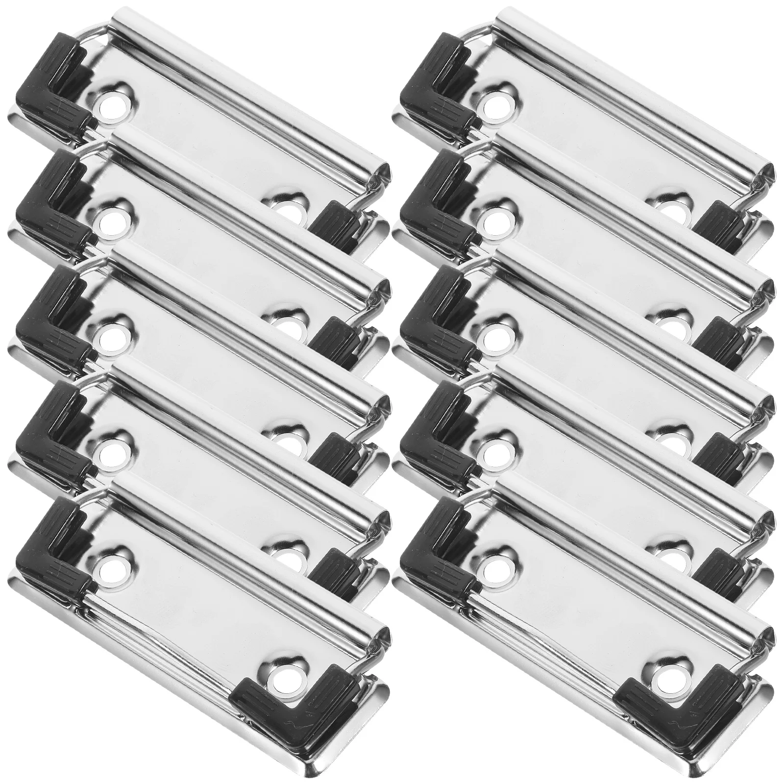 10 قطعة مقاطع لوحة معدنية للحافظة ملف وثيقة المشابك لوحات الكتابة مدرسة مكتب المنظمون لوازم مكتبية