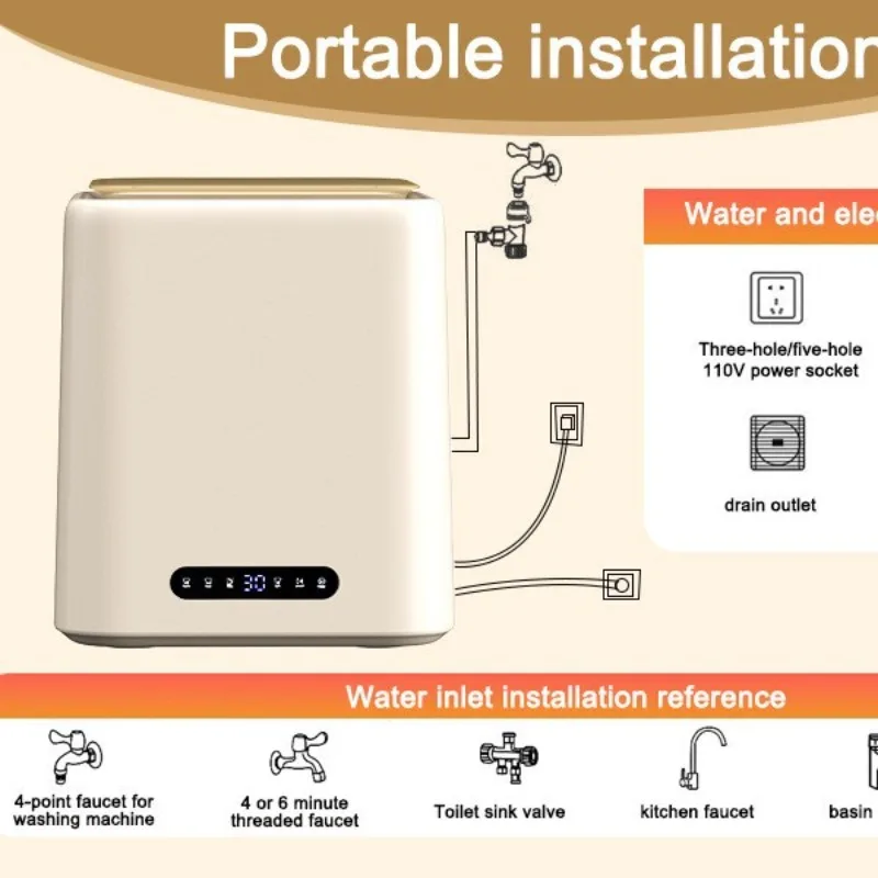 American-spec Underwear Washing Machine, Mini Underwear, And Underwear Fully Automatic Washing Machine, Sock Washing Gadget