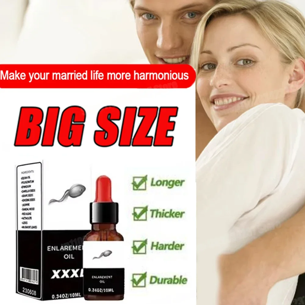 Thickening Massage Oil for Men: Enhance Erection, Intensify Orgasms