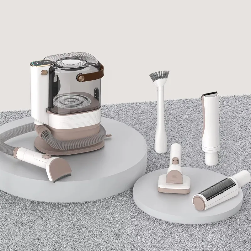 Pet Vacuum Cleaner GDV06 ABS Material Multi-function Big Dust Cup Electric Clippers for Cat Dog Grooming China