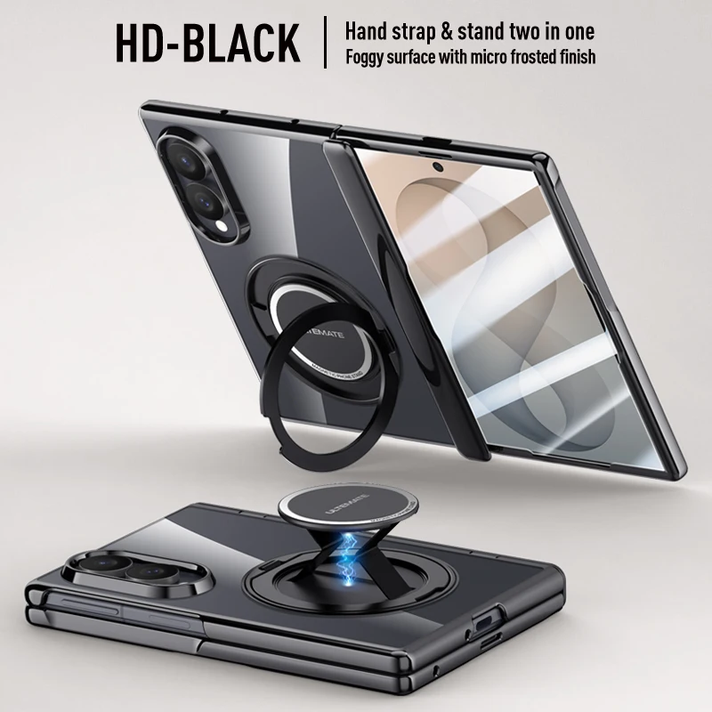 HD Clear Glass Film Fashion Case for Samsung Galaxy Z Fold8 5G Fold 8 Ultra Zfold8 Cell Phone Accessories Funda Cover