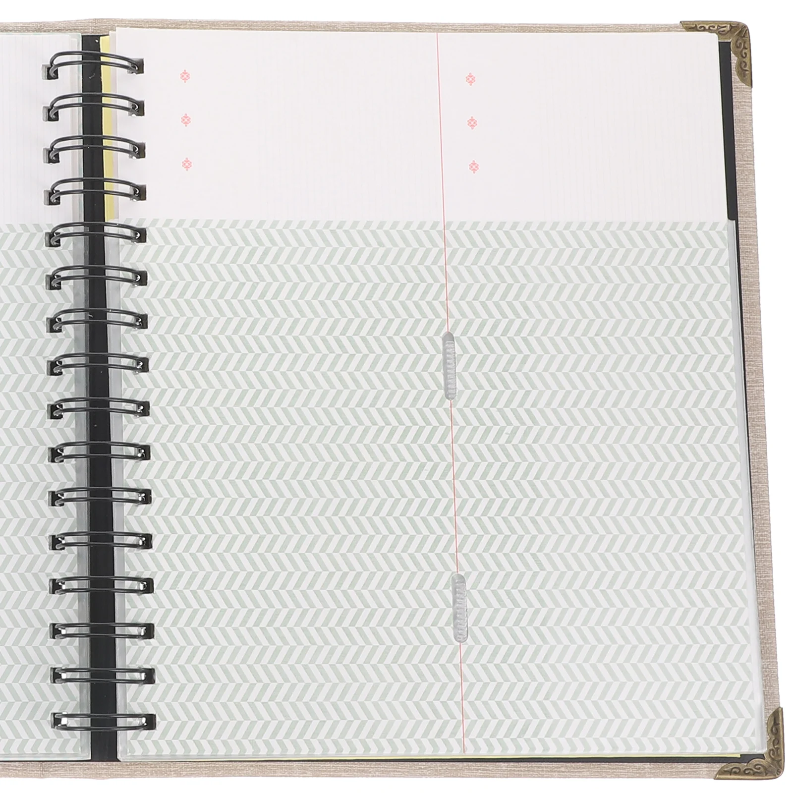 1pc Ticket Collection Book Coffee Premium Durable Receipt Organizer Storage For Photos Tickets Home Office Use