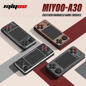 MIYOO A30 Handheld Game Console 2.8&#x27;&#x27; IPS Screen Linux System 2.4GWifi Retro Emulator Video Console Vibration Motor Game Player Gifts