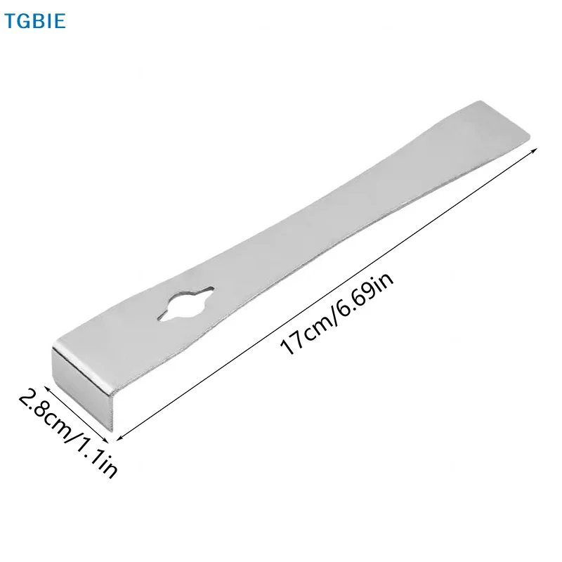 [TL]【TL】3 In 1 Flat Head Pry Bar Stainless Steel Woodworking Scraper Multifunction Lever Wooden Board Dismantling Spatula Nail