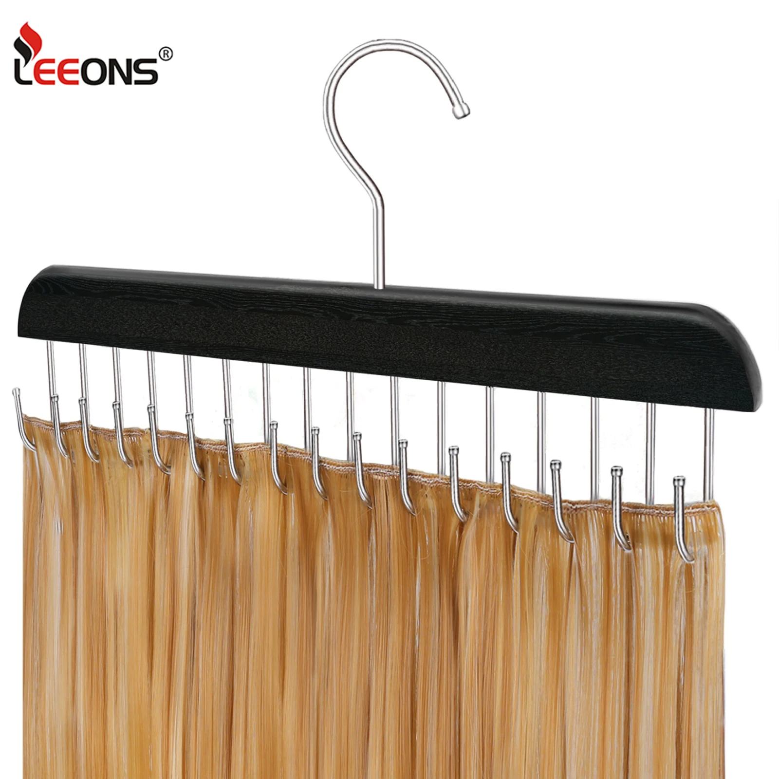 16 ganchos de metal suporte de extensão de cabelo perucas exibição estilo de cabelo tecelagem peruca rack de armazenamento para barbeiro/salão suporte de extensão de cabelo