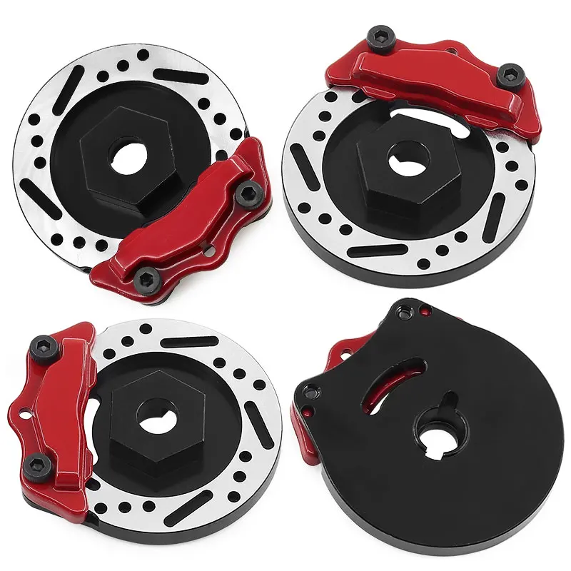 1/10 محاكاة الانجراف تسلق سيارة شقة تشغيل جميع المعادن أذن البحر قرص فرامل الفرجار 12 مللي متر مقرنة عالمية