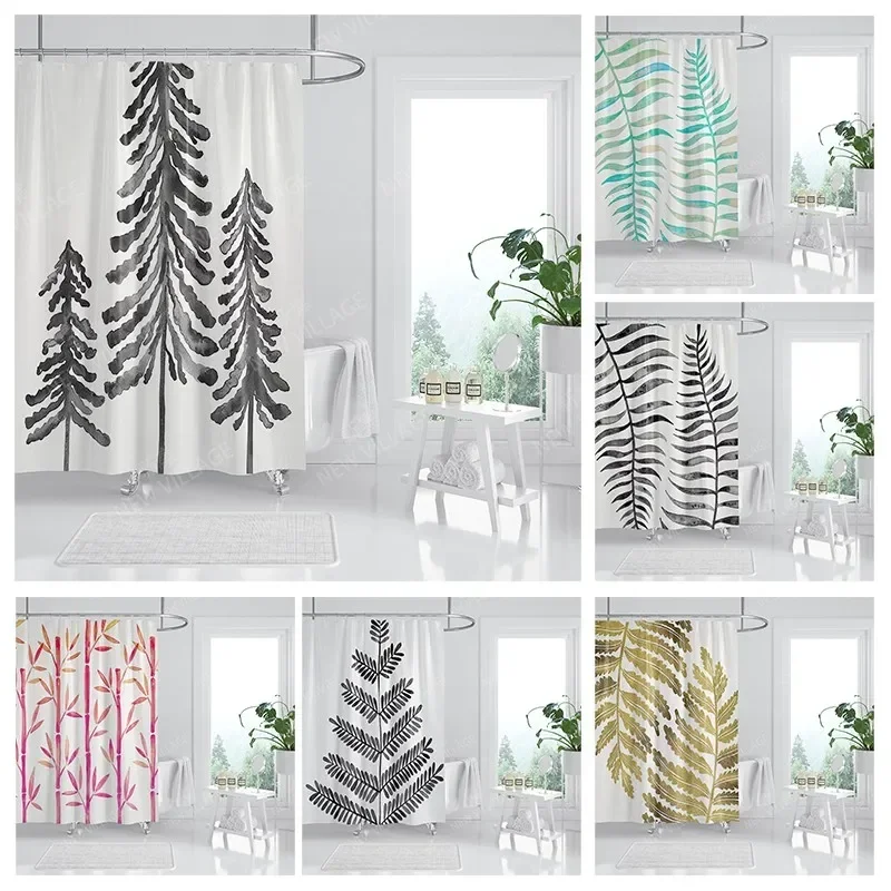 

Waterproof fabric shower curtains Bathroom curtain accessories Bath curtain for shower 180x200cm 240*200 anime boho decoration