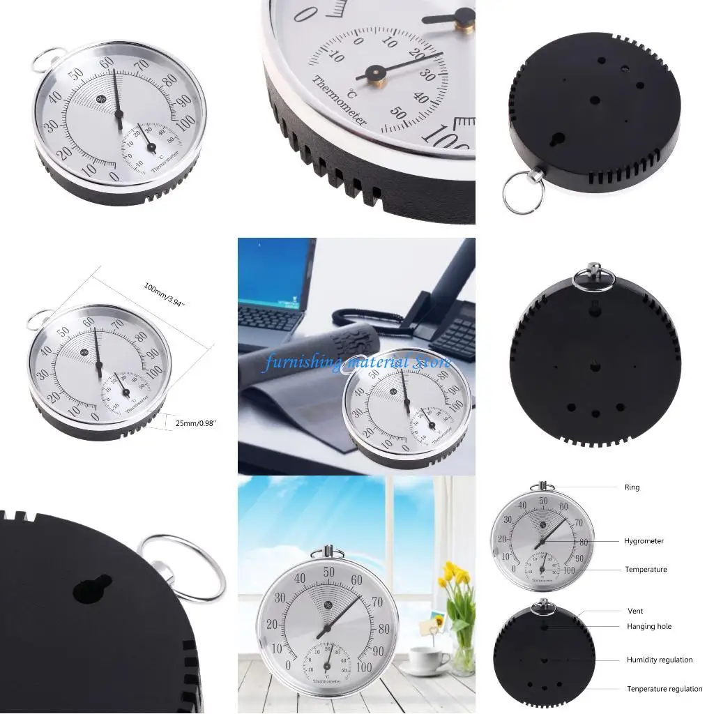 

Y5GD Thermometer Barometer Hygrometer Pressure Gauge