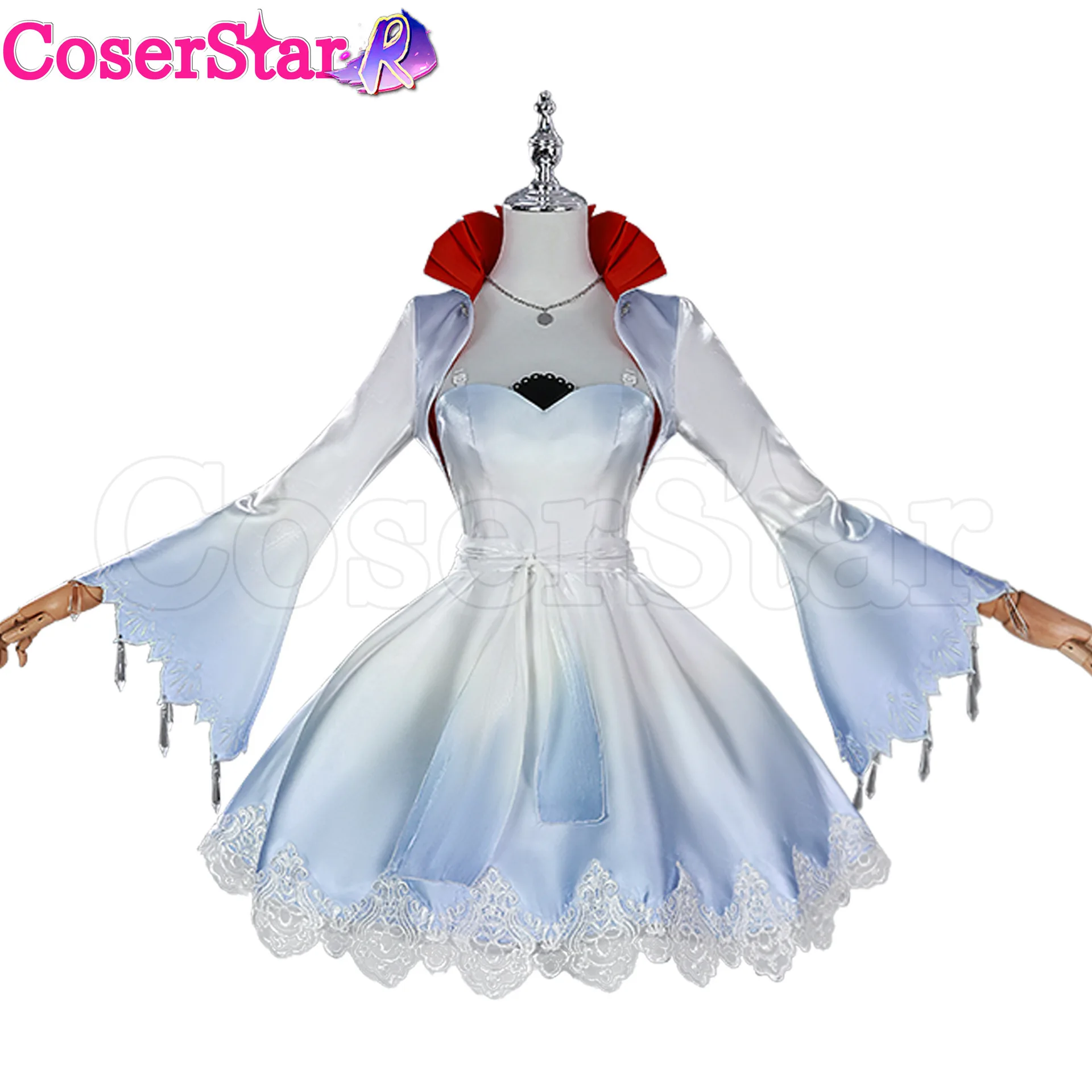 CoserStar-R روبي روز فايس شني بليك بيلادونا يانغ شياو طويل تأثيري حلي لعب الأدوار الزي ل روبي كوميك كون