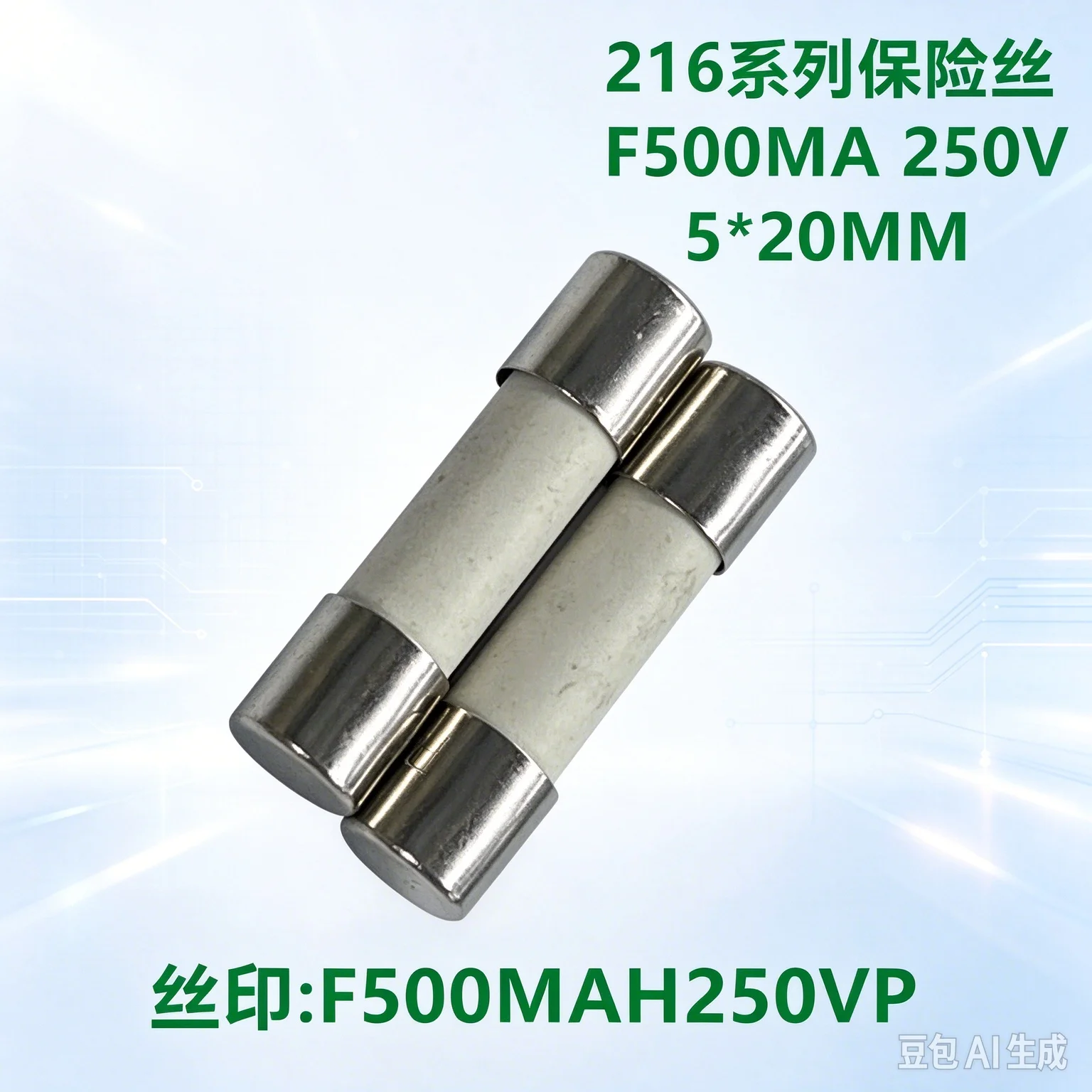 100pcs for Littelfuse F500MAH250VP 0216.500MXP Fast‑blow Ceramic Fuse 5*20 0.5A 250V