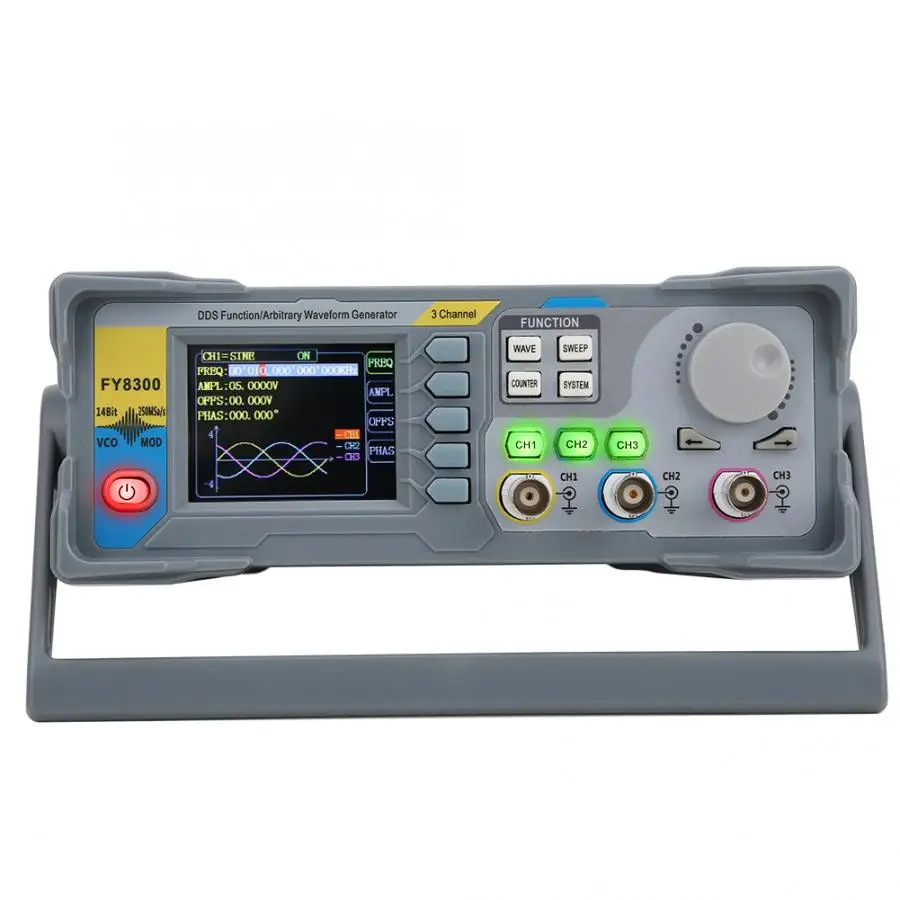 FY8300S FY8300 TTL Frequency Sweeper Meter Counter 20MHz/30MHz/40MHz/60MHz Signal Generator Three Channel DDS Arbitrary Waveform