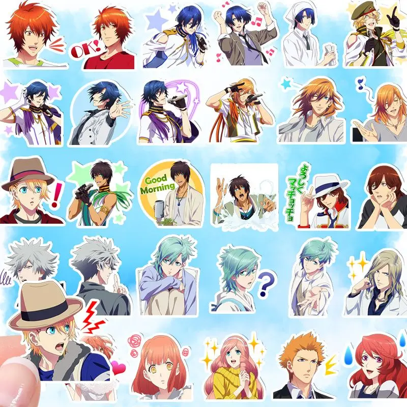 Utano☆ принцесса Маджи, наклейка с надписью «LOVE Kingdom», школьные принадлежности HIjirikawa Masato, Ittoki Otoya, канцелярские наклейки, аниме украшение Utano☆ принцесса Маджи, наклейка с надписью «LOVE Kingdom», школьные принадлежности HIjirikawa Masato, Ittoki Otoya, канцелярские наклейки, аниме украшение