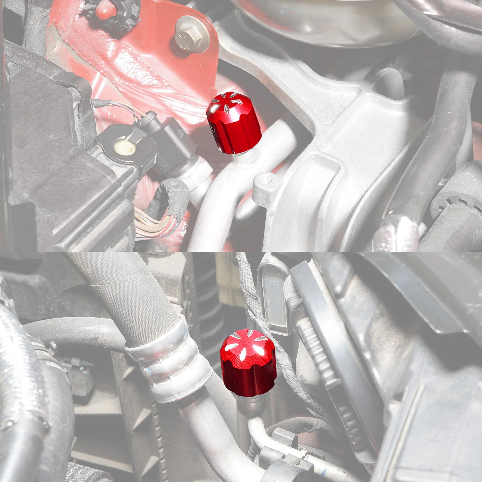 BEVINSEE Klimaanlagen-Schutzkappe für VW Golf, Passat CC, Polo 6R, VW Up, Audi A3, Q3, Q2, A4, A5, A6, A7, TT, A1, SEAT Leon 5F – Detail 3