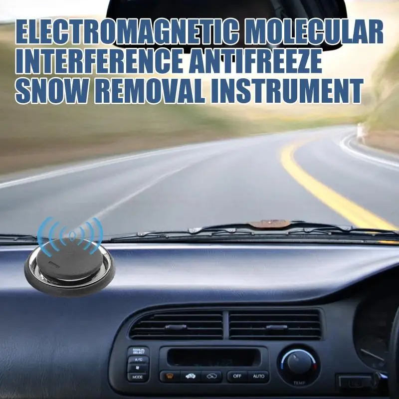 Winter Antifreeze Car Electromagnetic Molecular Defroster Solar Antifreeze Device Front Rear Windshield Snow Removal Instrument