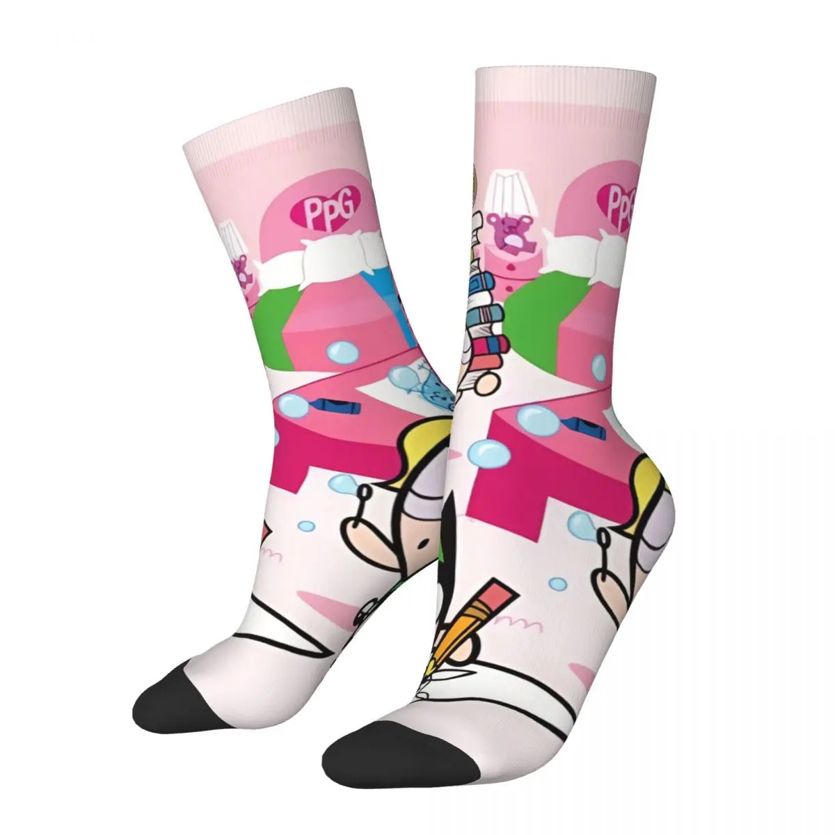 Girls Kawaii Socks Sports Cartoon Pattern Socks