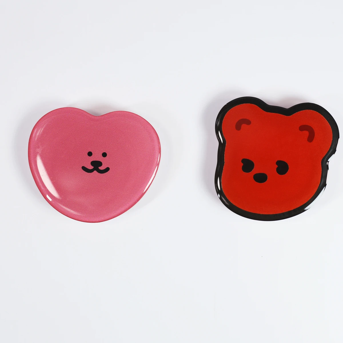 Cute Little Bear Pink Love Phone Airbag Phone Stand Desktop Lazy Telescopic Folding Stand Airbag Phone Accessories