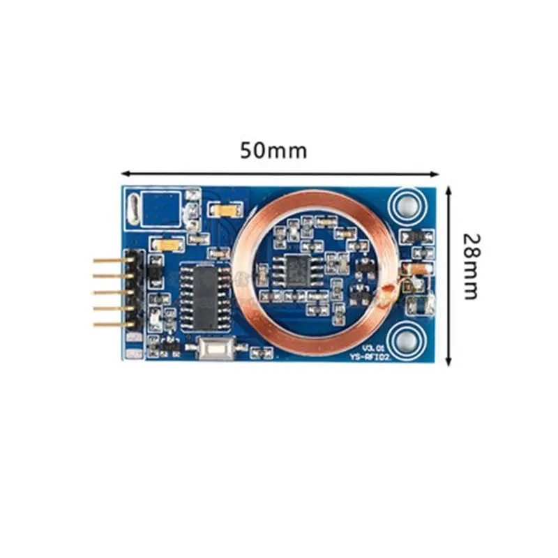 ID Card ถอดรหัสโมดูล RFID เครื่องอ่านการ์ด Access Card 125K RF ไมโครคอนโทรลเลอร์พอร์ต DIY Modification
