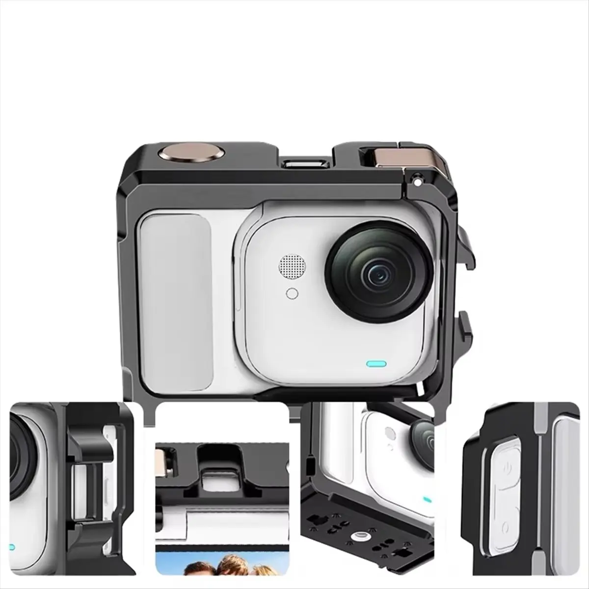 

Aluminum Bezel Case for GO Ultra Camera Accessories Drop Protection