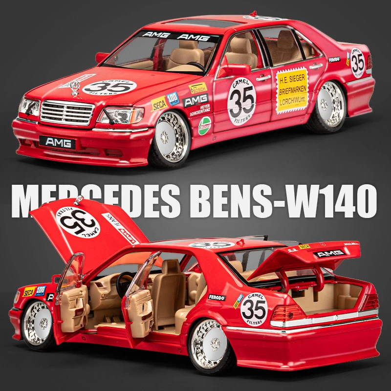 1:24 Mercedes S W140 320SEL Diecast Car Model