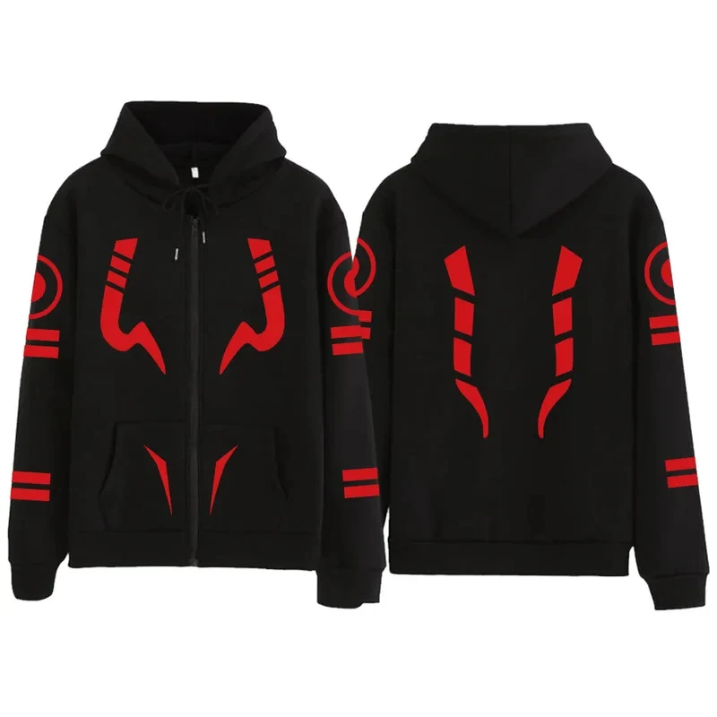 2026 Jujutsu Kaisen Hoodie Anime Yuji Itadori Ryomen Sukuna Cosplay Unisex Reißverschluss-Sweatshirt Harajuku Mode